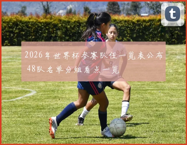 2026年世界杯参赛队伍一览表公布 48队名单分组看点一览