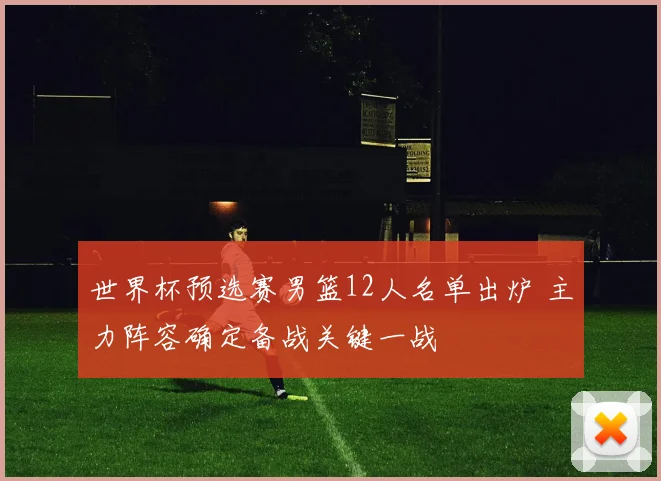 世界杯预选赛男篮12人名单出炉 主力阵容确定备战关键一战